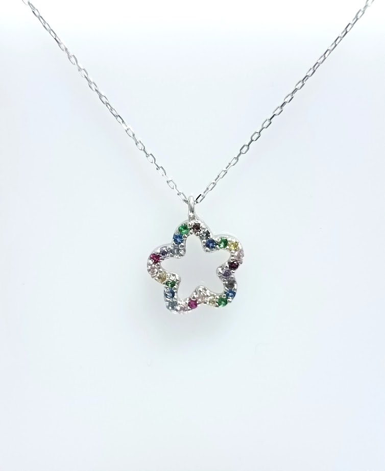 1-500802GS Collar Oro Blanco 