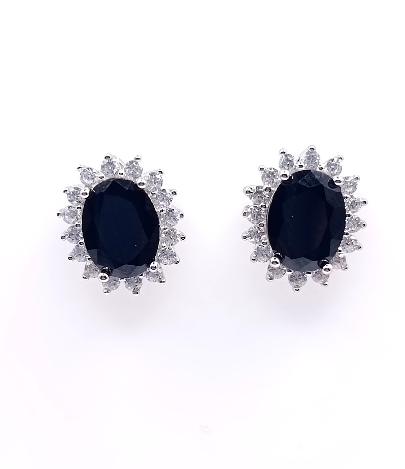 E-1514 N Aro Plata Negro