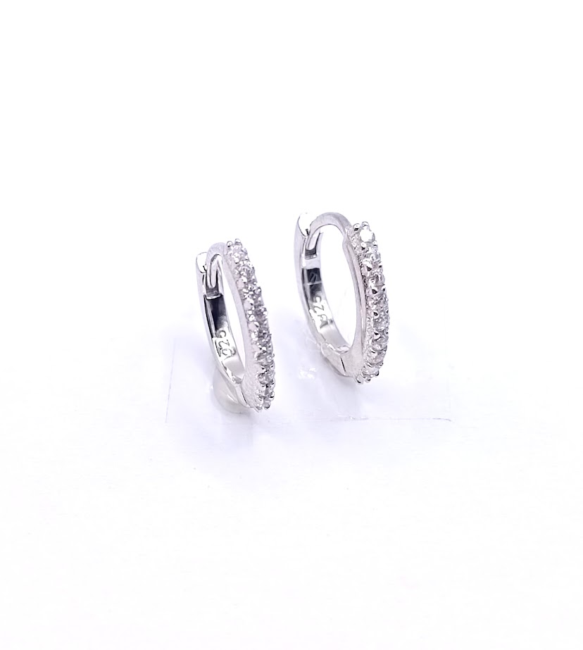 E-7070 Aro Plata Argolla 