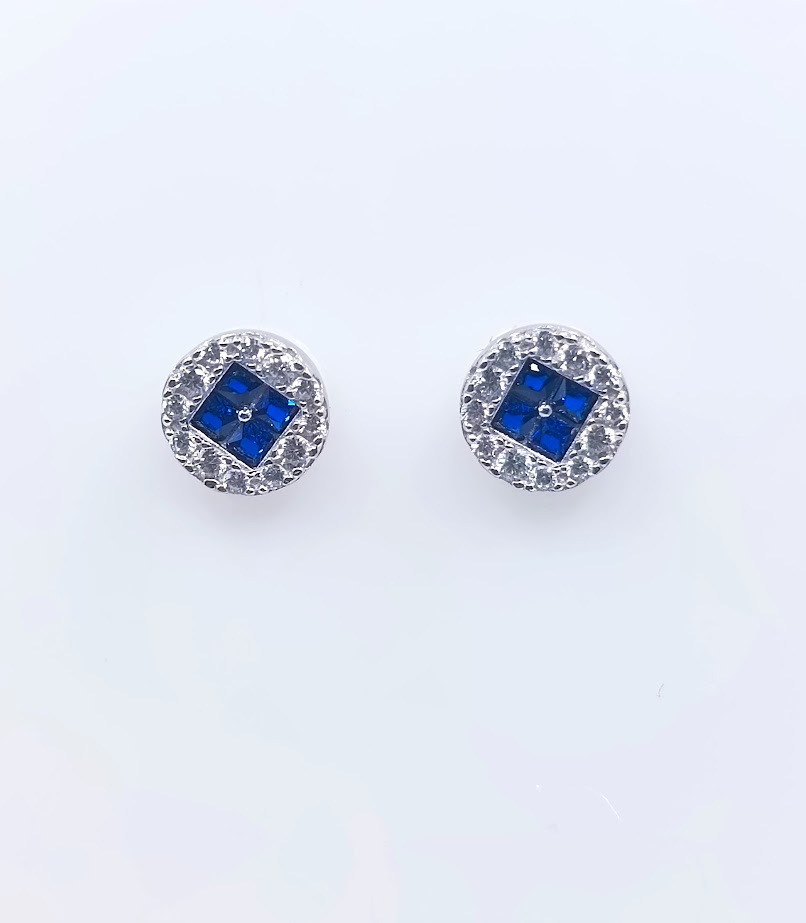 SE33923JB1 Aro Plata Engaste Invisible Zafiro