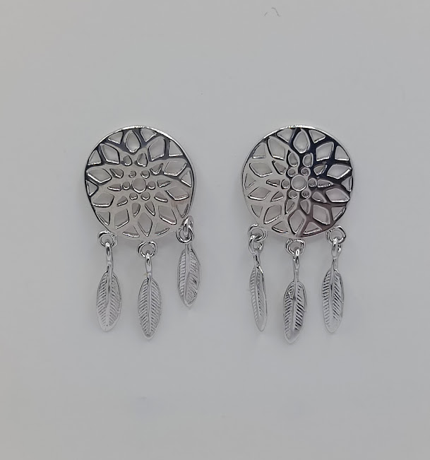 7037FESWSH1 Aro Plata Atrtapa Sueños