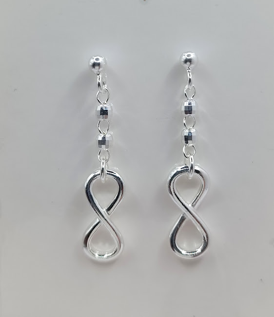 OR7184 Aro Plata Colgante Infinito