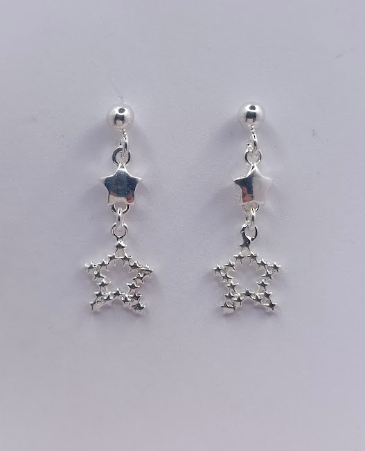 ORN10475 Aro Plata Estrella