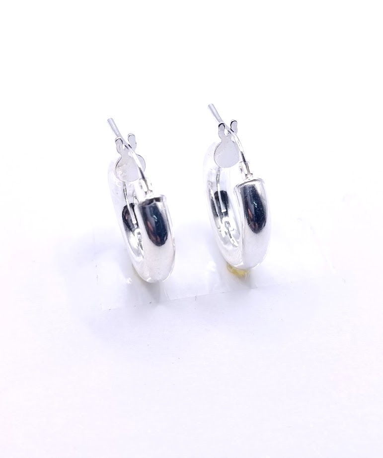 XOR01984 Aro Plata Argolla 4mx1,1cm 