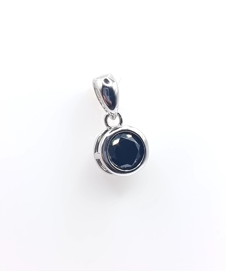 P-0614 N Colgante Plata Punto de Luz 