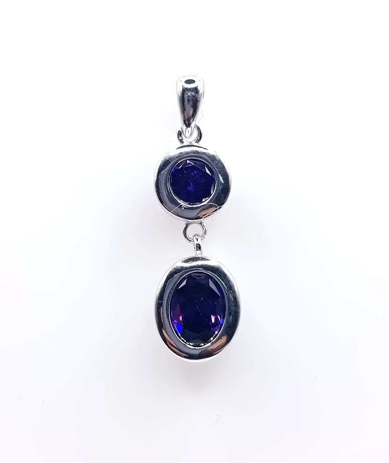 P-0671 AM Colgante Plata Amatista
