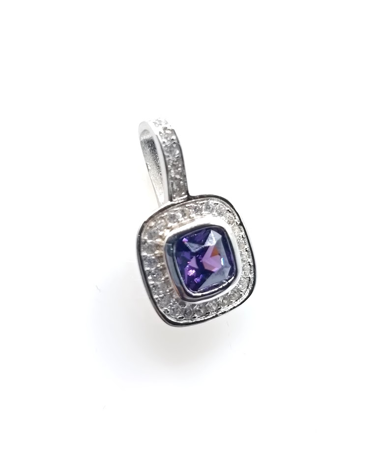 P-1362 AM Colgante Plata Amatista