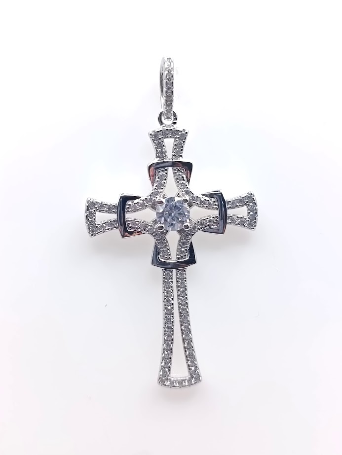 SP33147A1 Colgante Plata Cruz
