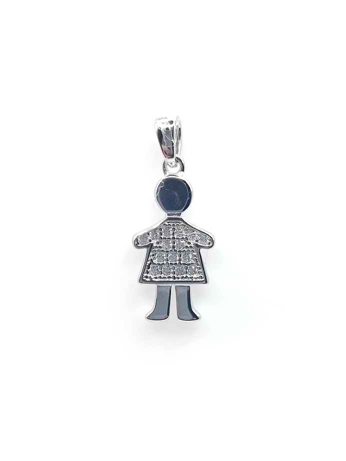 7924XNSWSH1 Colgante Plata Niña