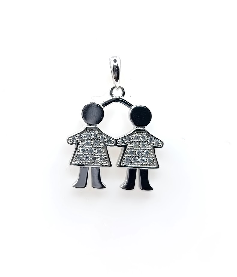 7926XNSWSH1 Colgante Plata Niñas