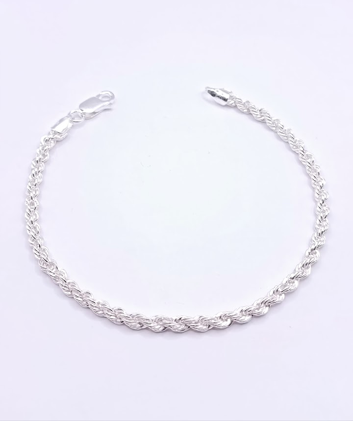 Pulsera Plata Turbillon Laser 060  