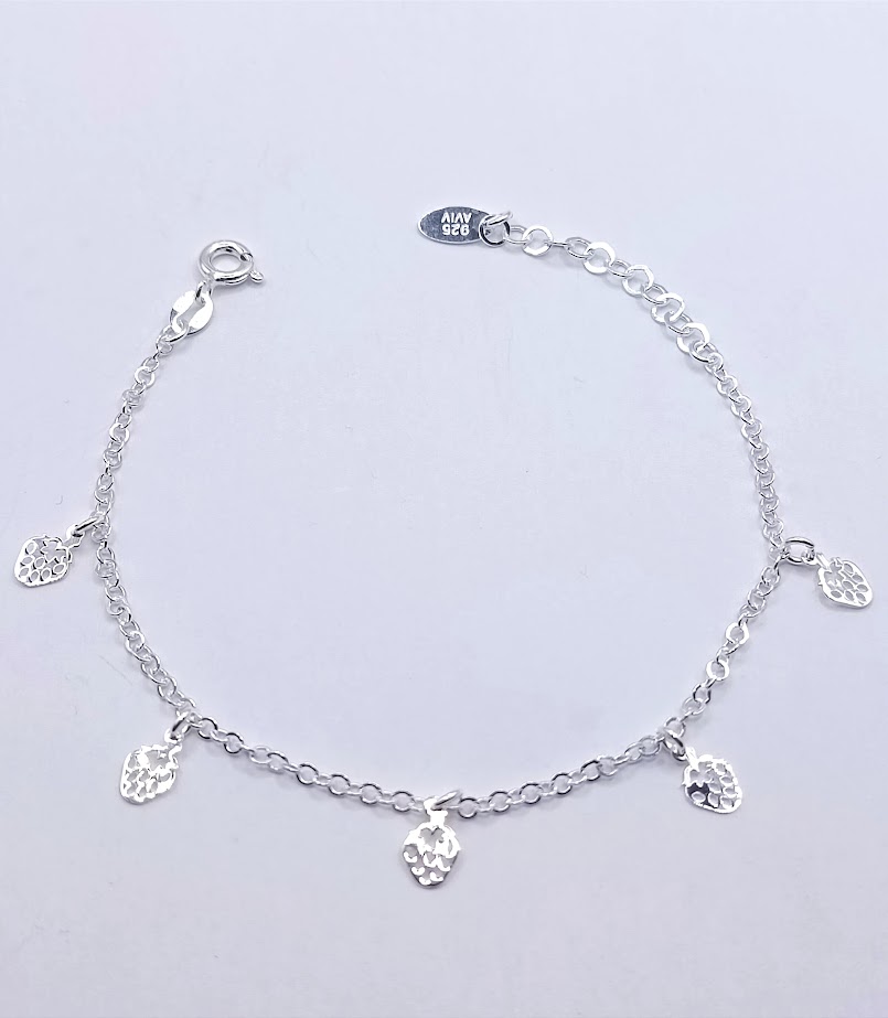Pulsera Plata BRN17410 Frutillas