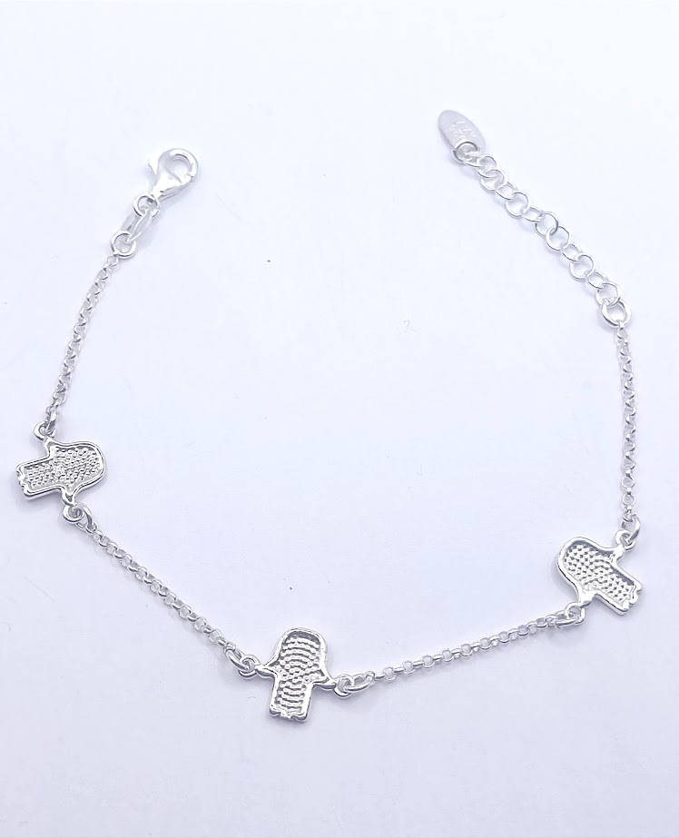 Pulsera Plata BRN25215 Mano Fatima