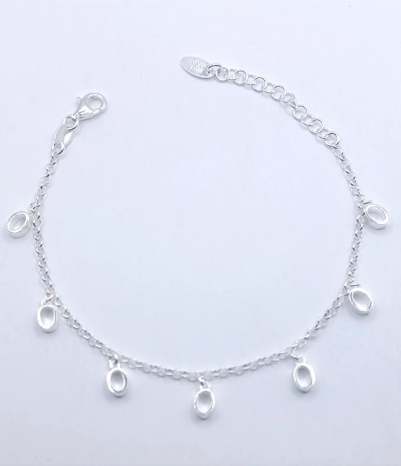 Pulsera Plata BRN25567 Circulos