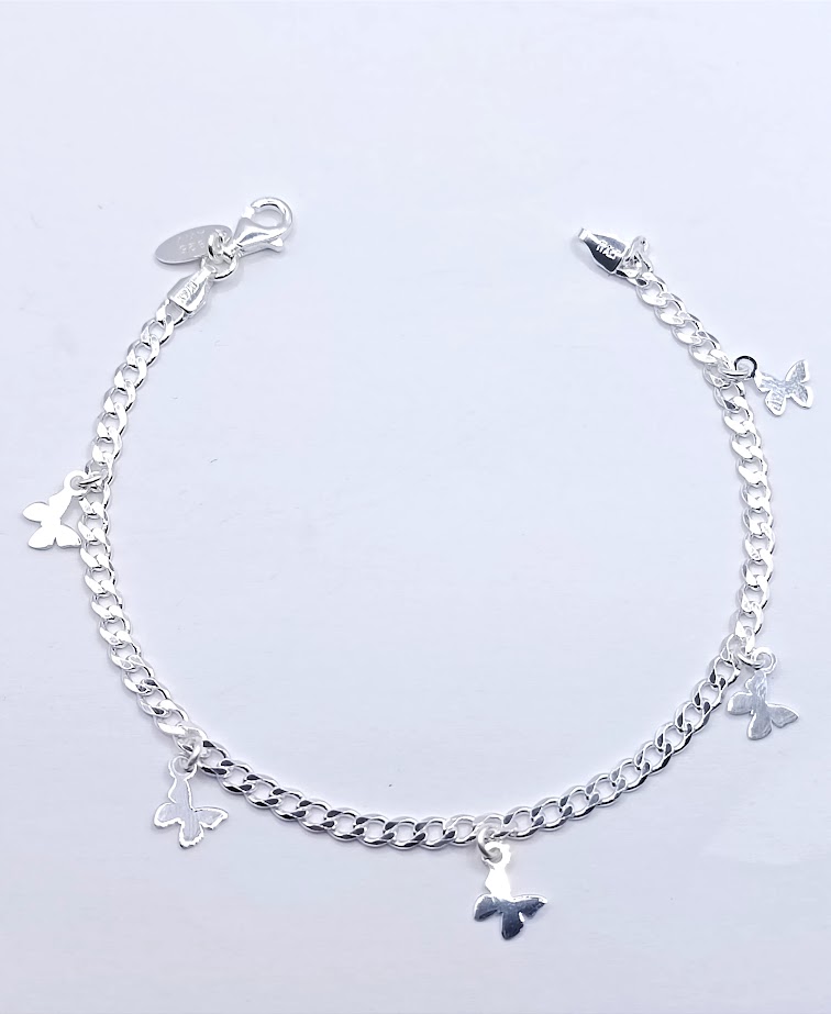 Pulsera Plata BRN29171 Mariposa  