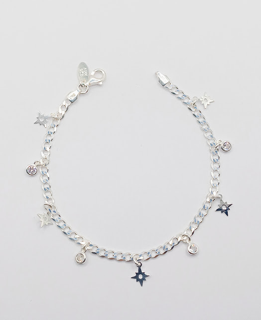 Pulsera Plata BRN29160 Estrella Corcon 