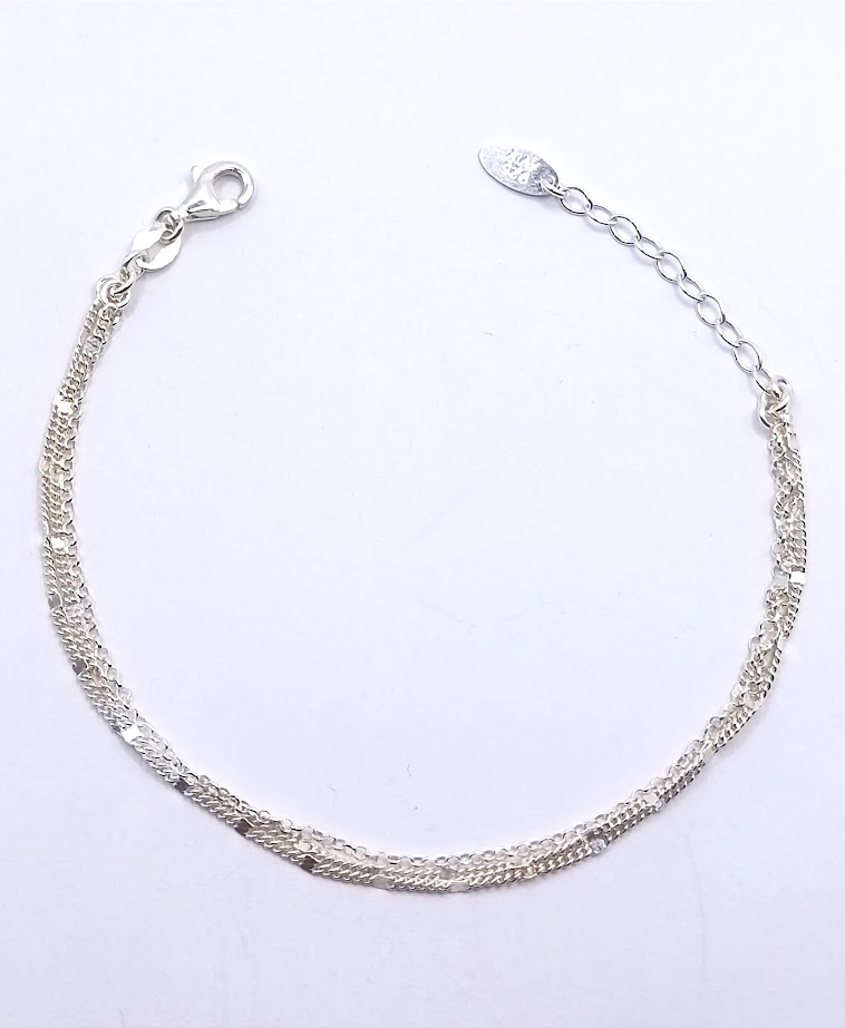 Pulsera Plata BRN29203 Triple