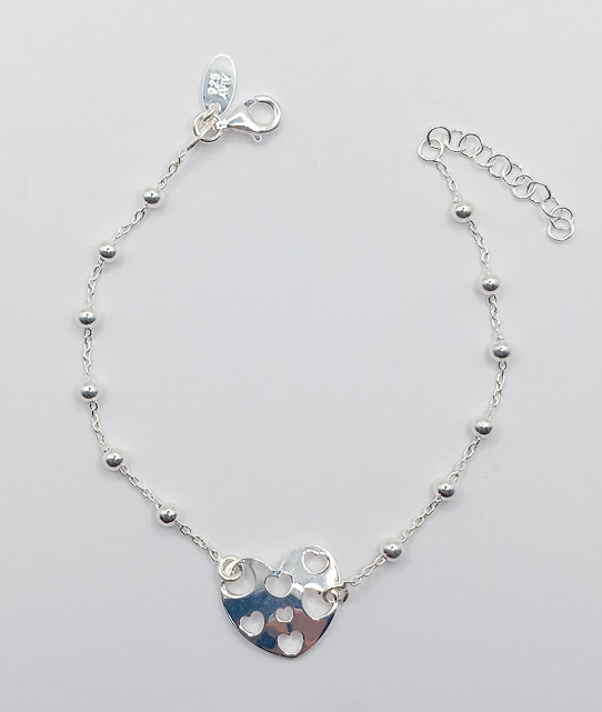Pulsera Plata BRN29280 Bola Corazon 