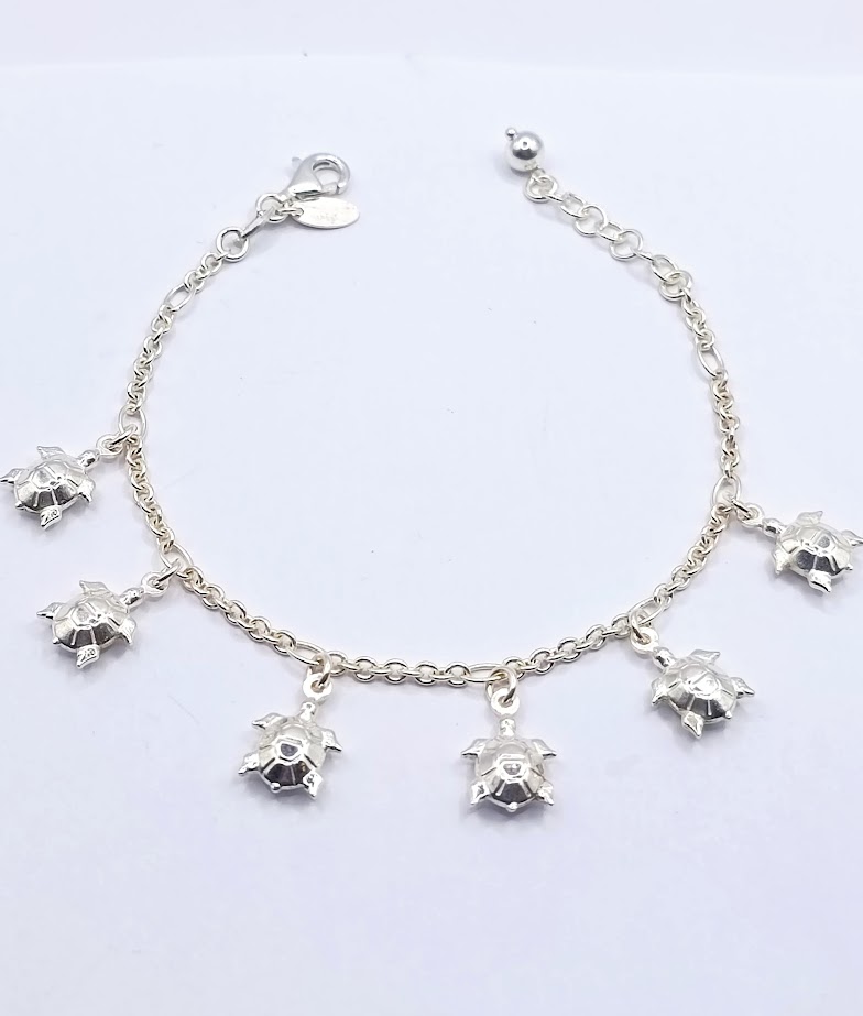 Pulsera Plata BRN10585 Tortuga
