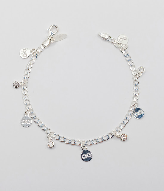 Pulsera Plata BRN29163 Infinito Corcon