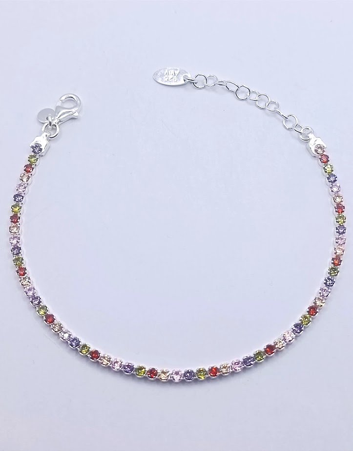Pulsera Plata BRN27843 Tenis Colores