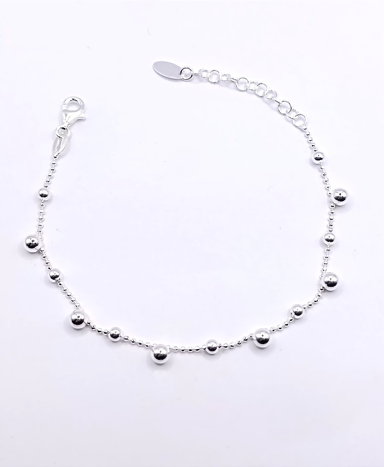 Pulsera Plata BRN28931 Bolas 