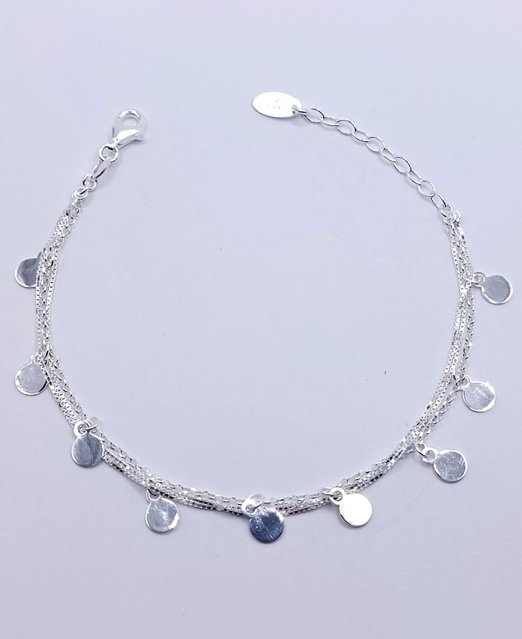 Pulsera Plata BRN29027 Circulos