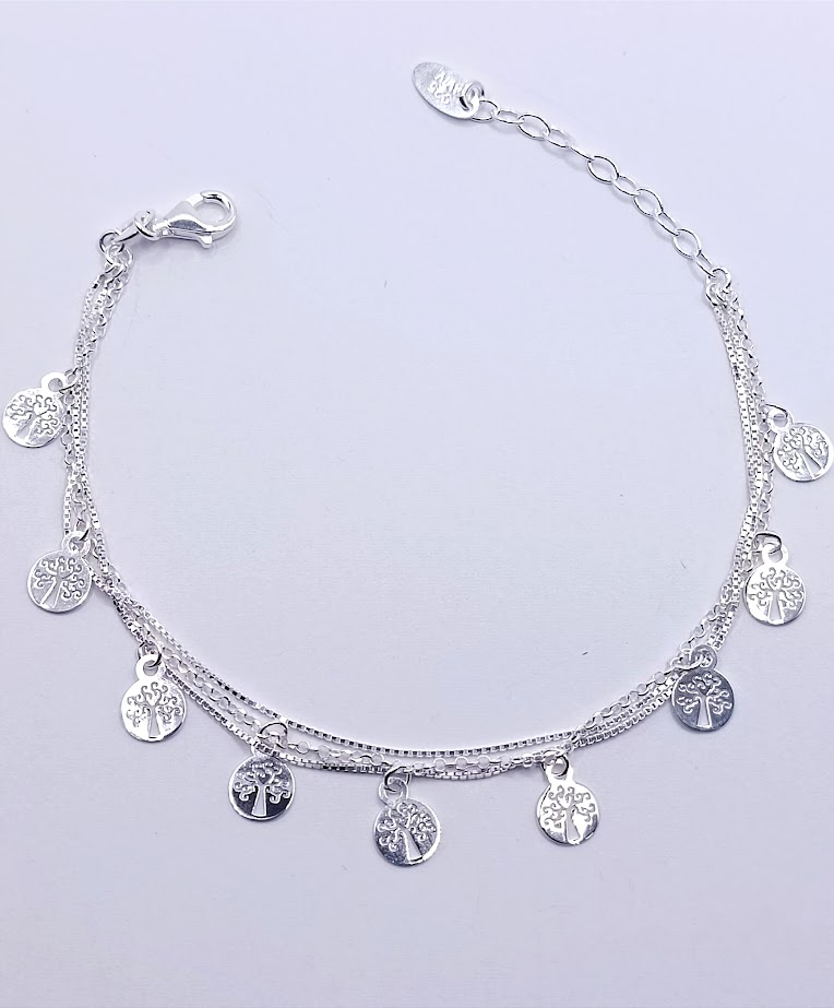 Pulsera Plata BRN29028 Arból