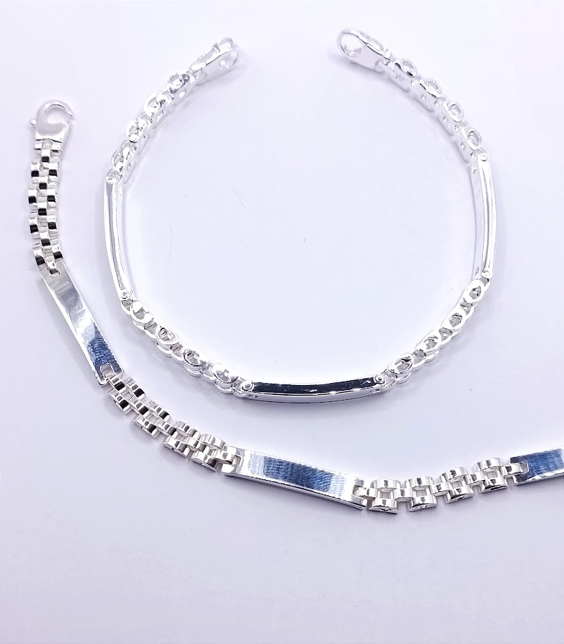 Pulsera Plata BRN36111 Rolex Placa