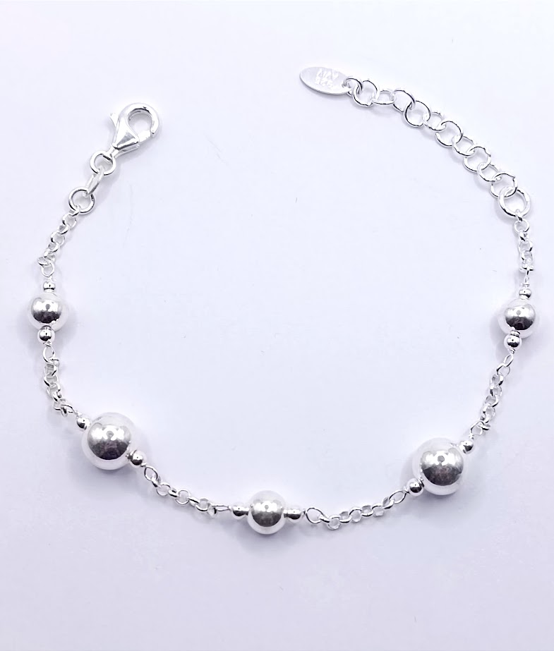Pulsera Plata BRN36578 Bolas