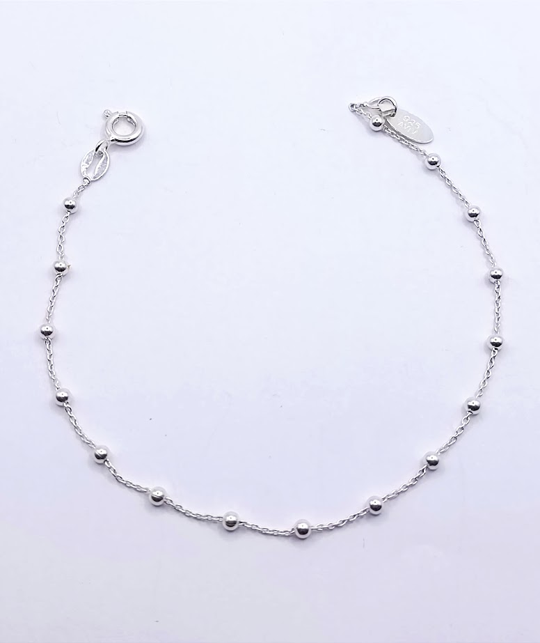 Pulsera Plata BRN24486 Bolas