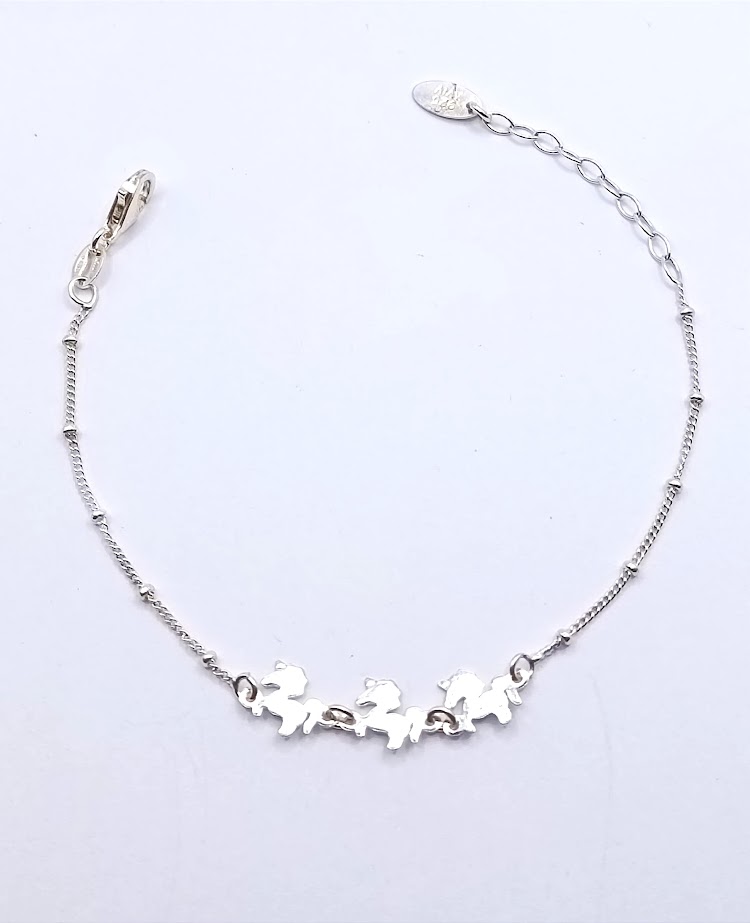 Pulsera Plata BRN31383 Caballos