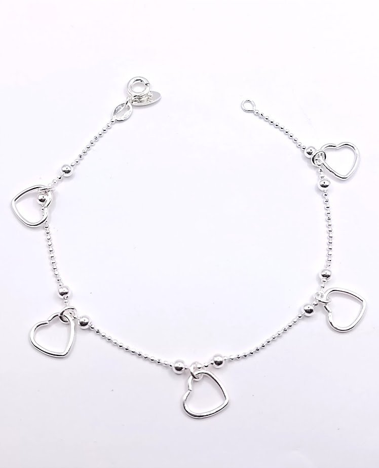 Pulsera Plata BRN10987 Corazon