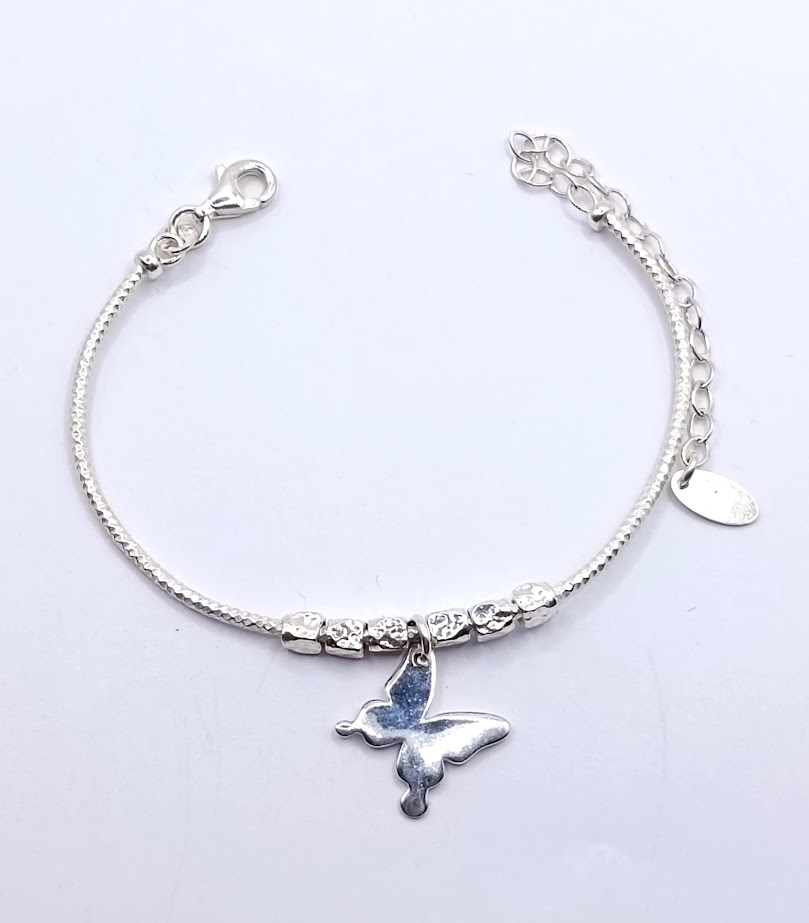 Pulsera Plata BRN28421 Mariposa 