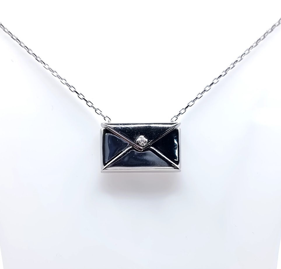14621FNS1 Collar Plata Rodio Cartera