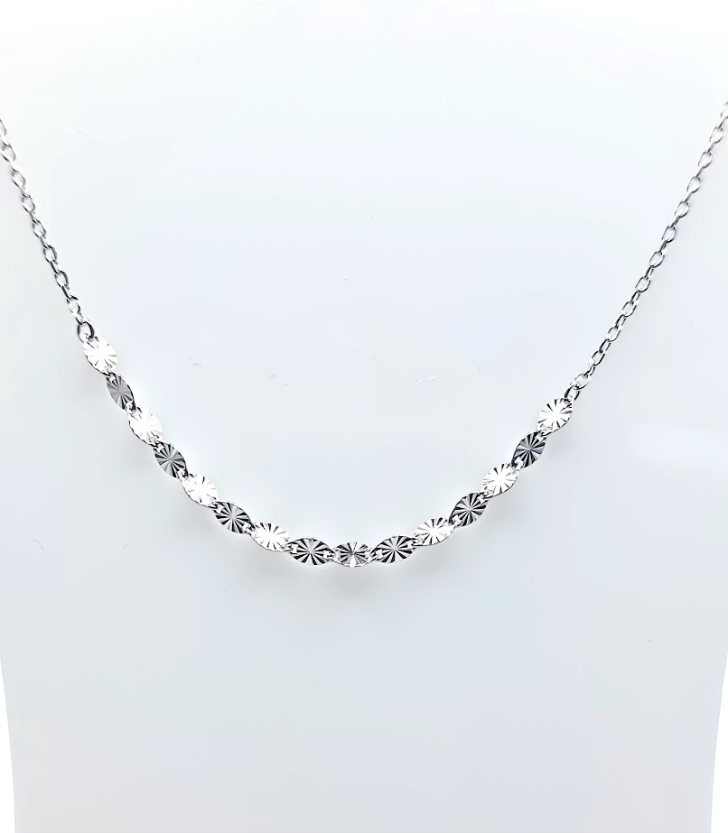 11177FNS1 Collar Plata Rodio  