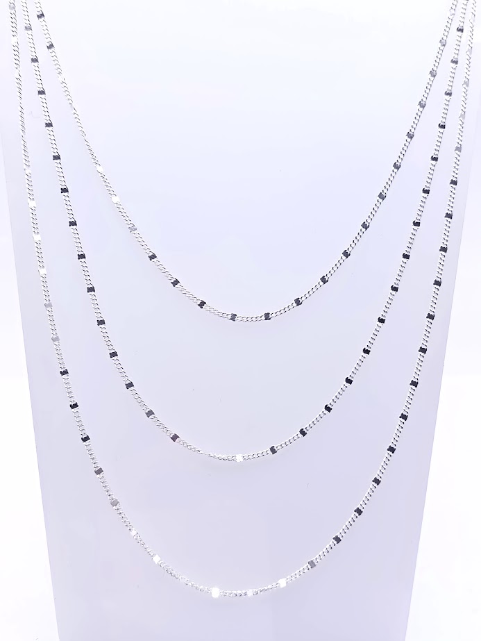 GIA11853 Collar Plata Triple