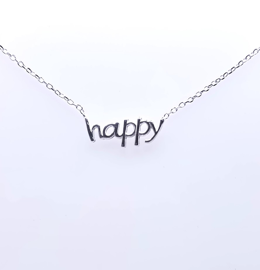 GIA11707 Collar Plata Happy