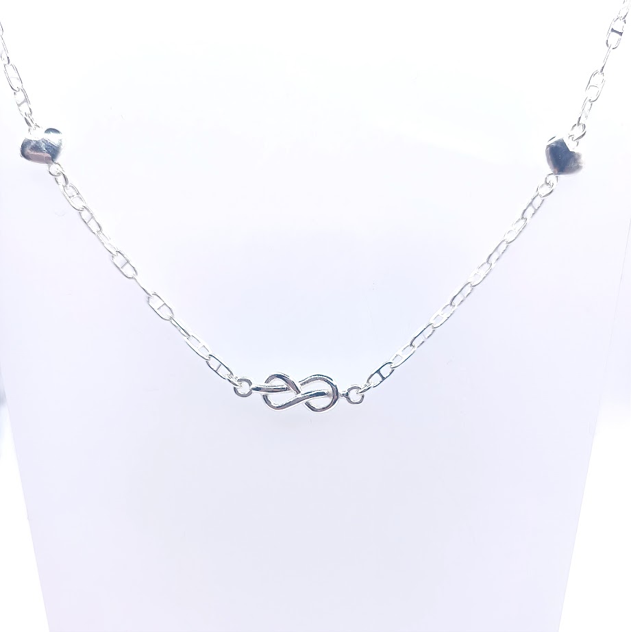 GIA13810 Collar Plata Infinito