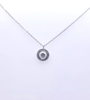 SAL1984 Collar Plata Rodio  
