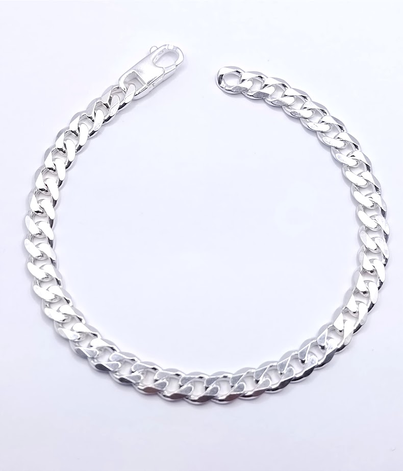 Pulsera Plata Grumet Normal 180