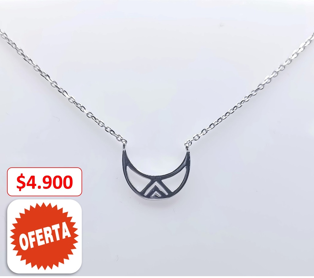 8160FNS1 Collar Plata Rodio  OFERTA