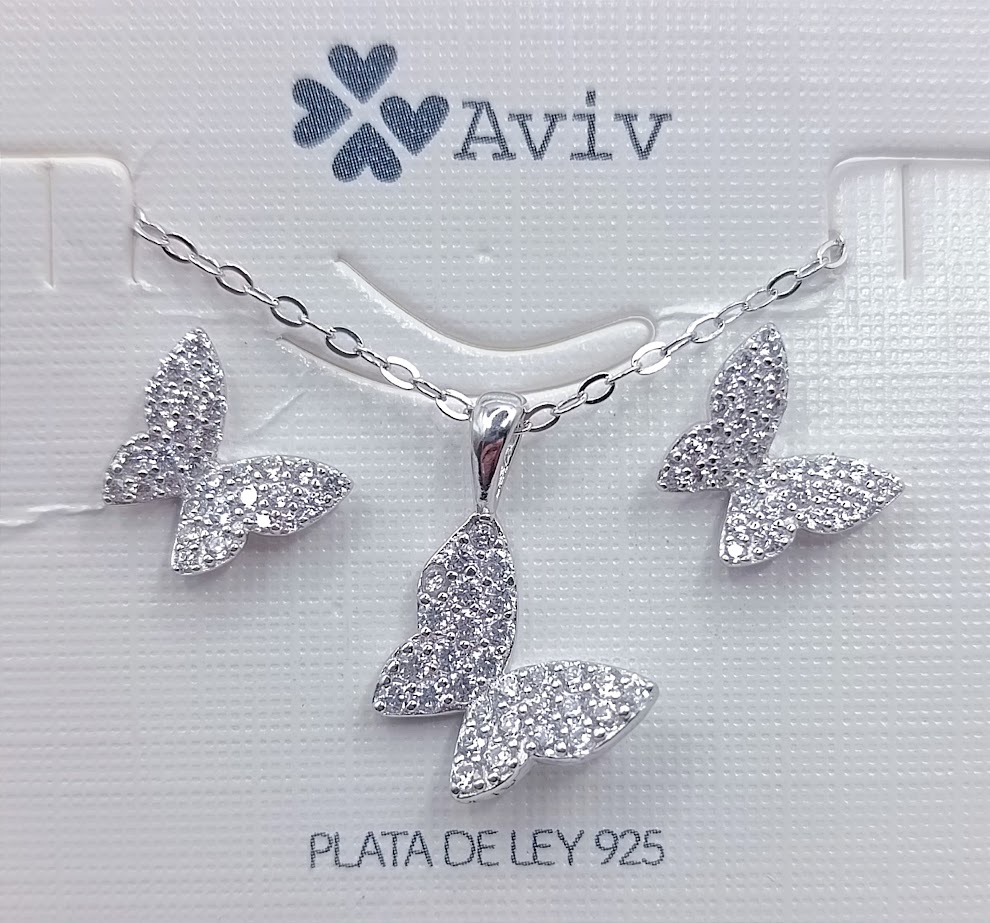 YCHE044 Set Conjunto Cadena Mariposa
