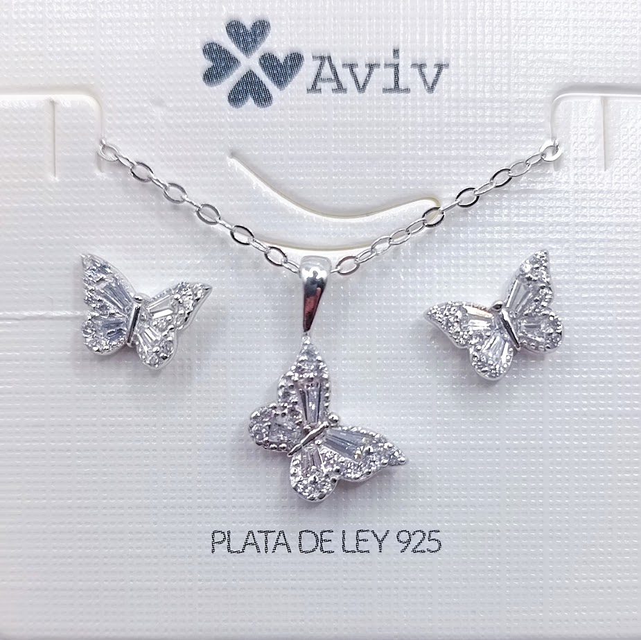 YCHE051 Set Conjunto Cadena Mariposa