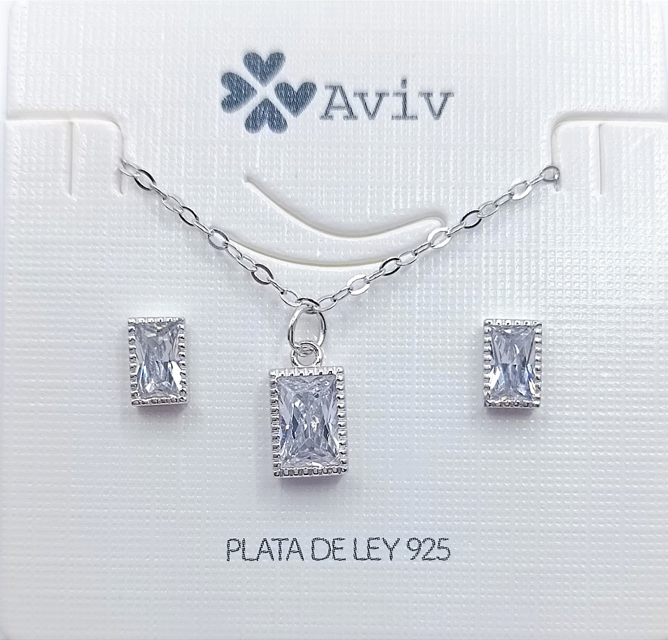 SWE10313-08 Set Conjunto Cadena Rectangulo  