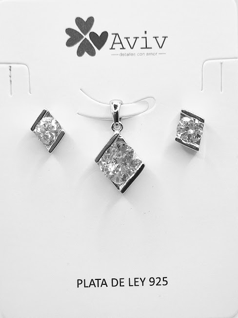 SA3863 Set Conjunto Plata 