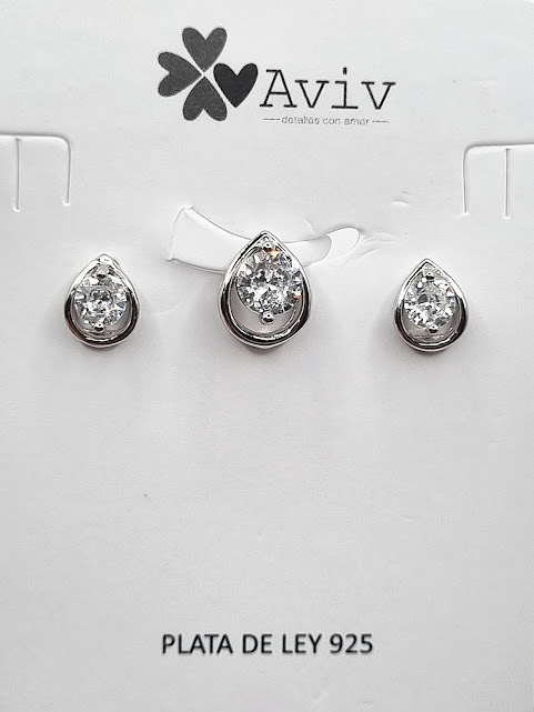SA3994 Set Conjunto Plata 