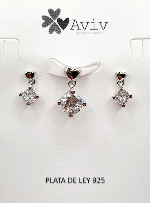 SA3835 Set Conjunto Plata 