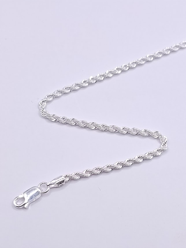 Cadena Plata Turbillon Laser 050  