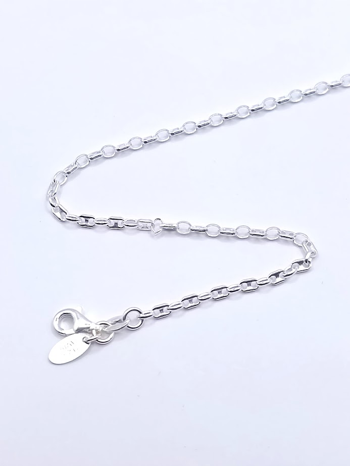 Cadena Plata Mariana 45cm 